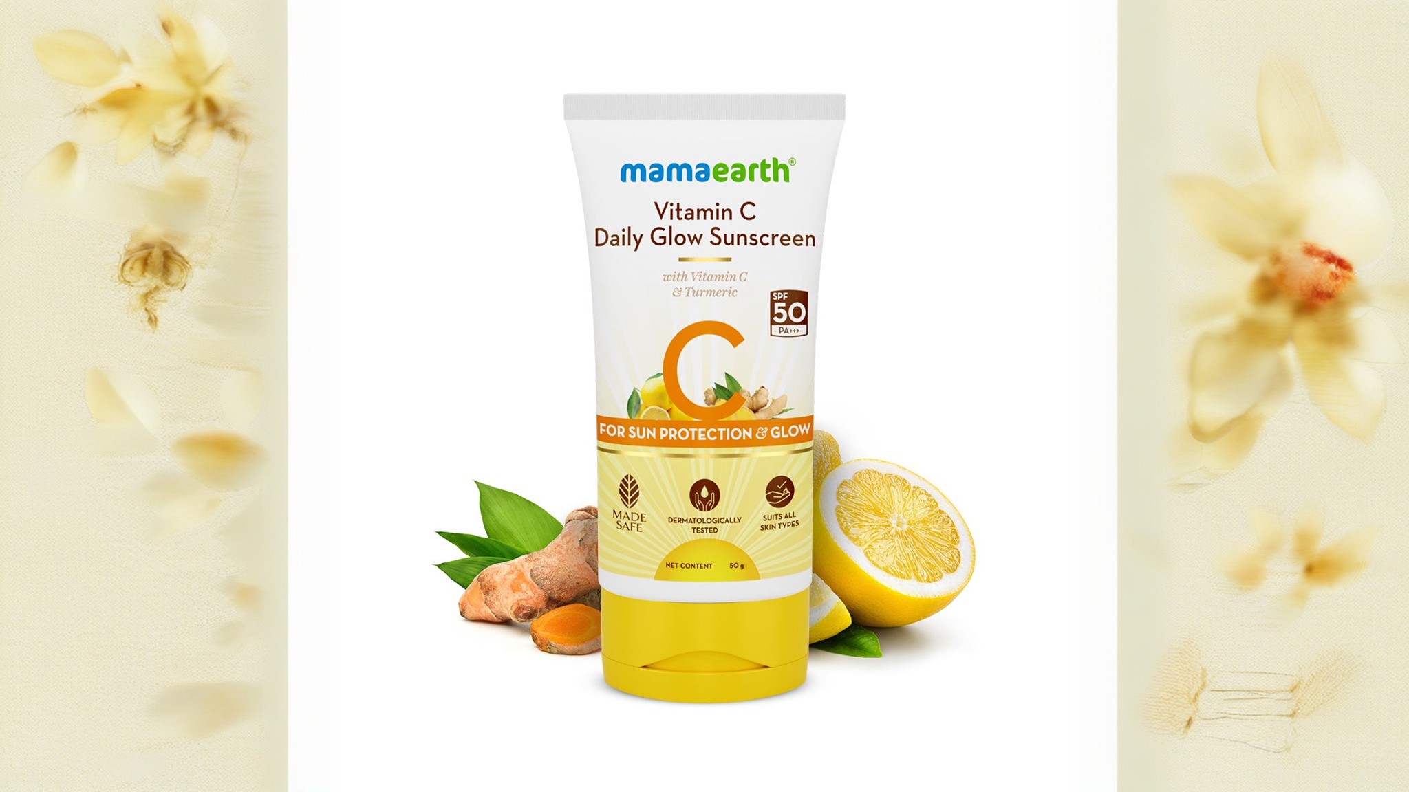 Read more about the article The Glowing Shield: Mamaearth Vitamin C Sunscreen