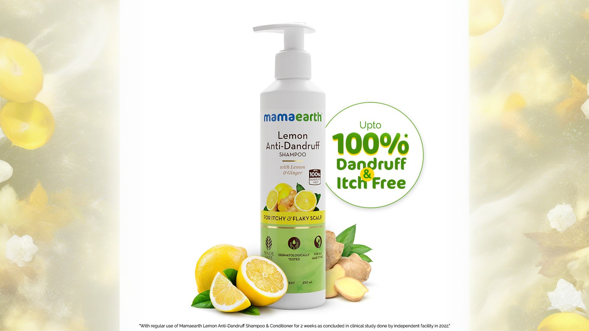 Read more about the article Unveiling the Power of Mamaearth Lemon Anti Dandruff Shampoo